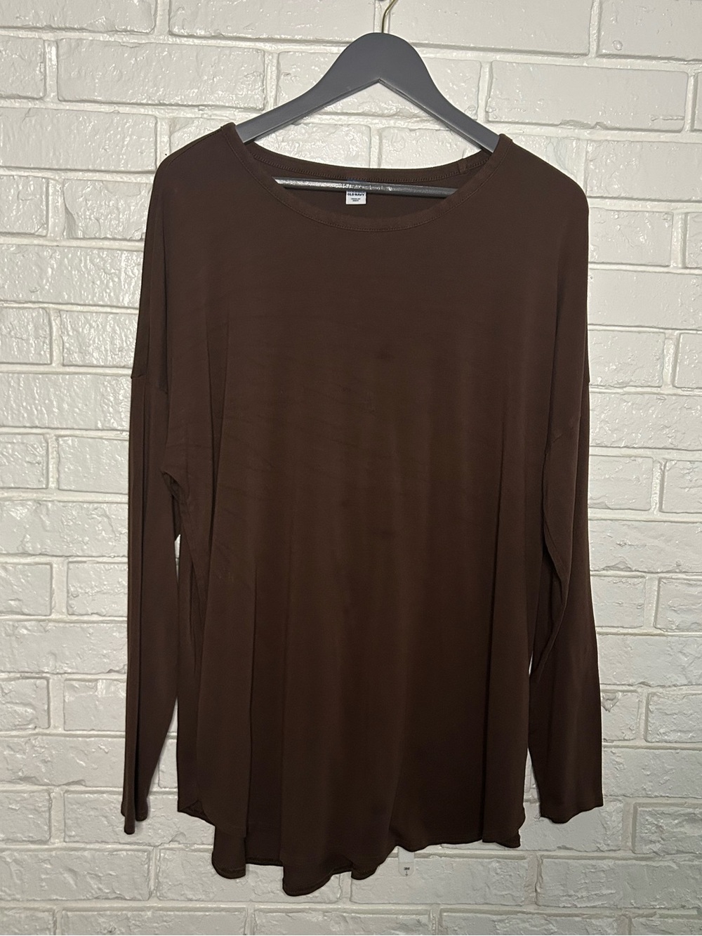 Old Navy Classic Brown Long-Sleeve Women's Top XL Tall
